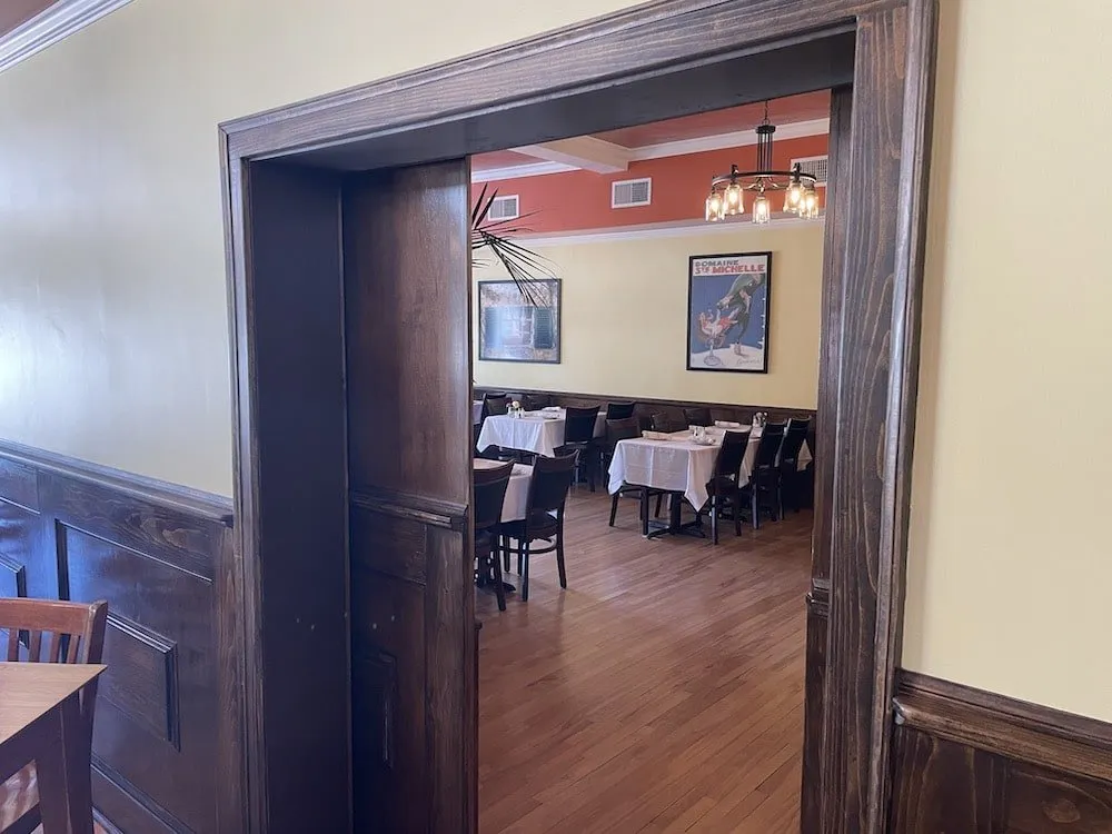 Private dining room for events at Michael's Trattoria Italian restaurant Wallingford CT